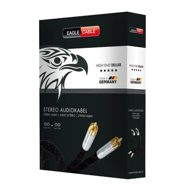 Audiokabel - High End Deluxe - Cinch - Stereo - Koaxiale Bauart - Eagle Cable