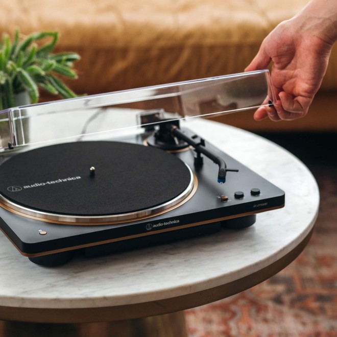 AT-LP70XBT - vollautomati. Plattenspieler - schwarz/silber - Audio Technica