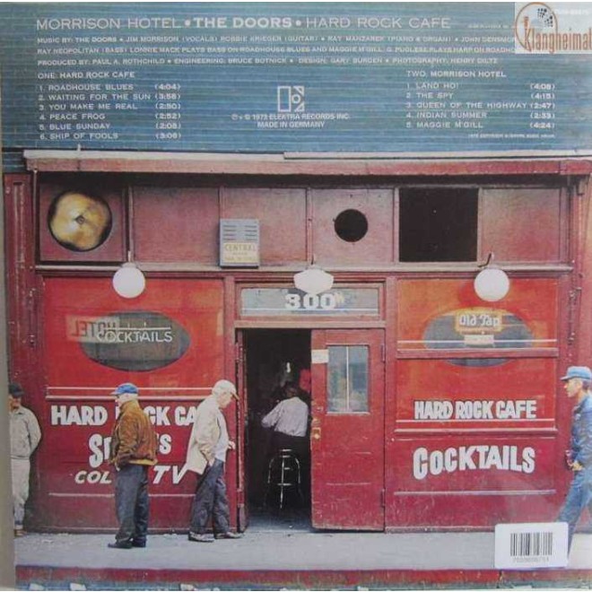 DOORS THE - Morrison Hotel / Hard Rock Cafe (180g)