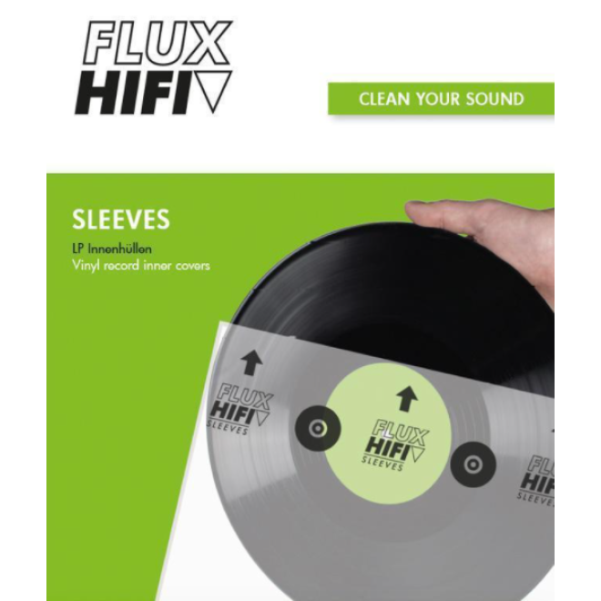 Flux Hifi Sleeves - Pochettes pour disques vinyles - 50 pièces - Pochettes intérieures
