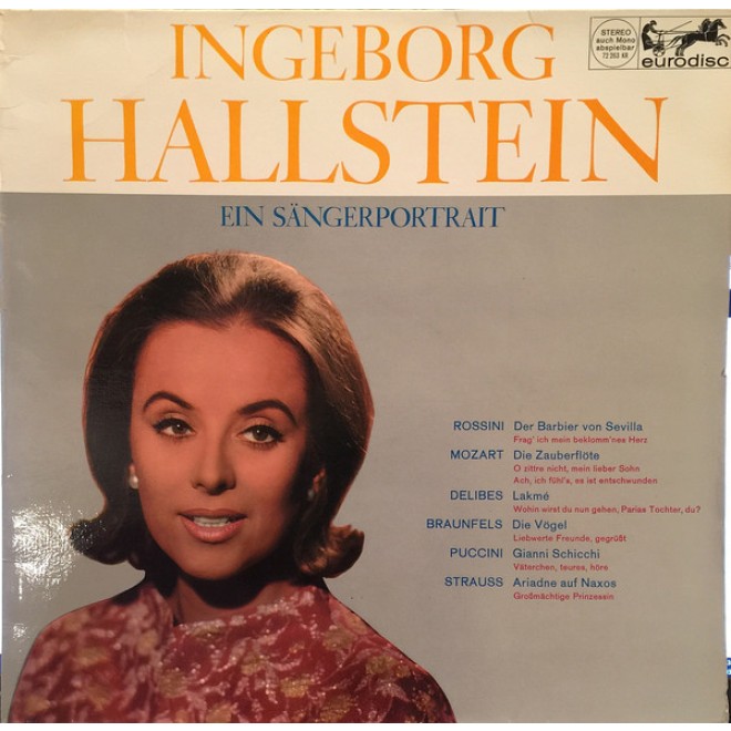 HALLSTEIN INGEBORG - Ein Sängerportrait