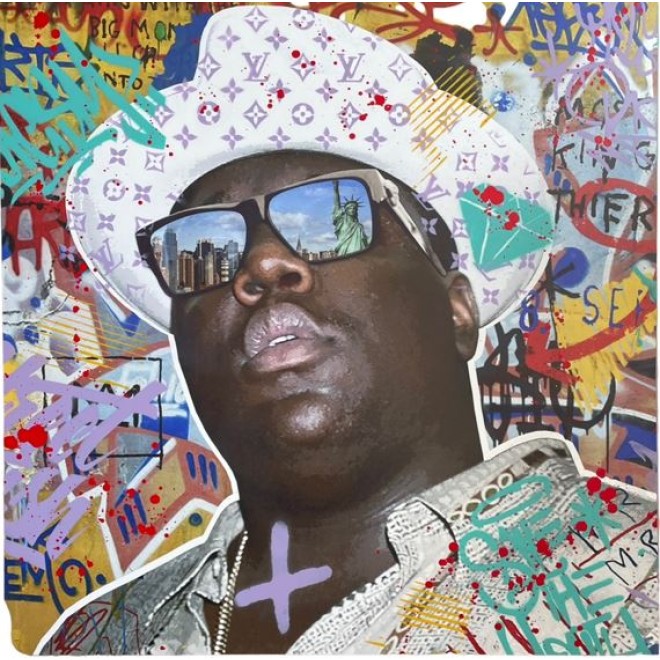 Aiiroh - Biggie - Pop Art Bild - 016286 - Original 2023