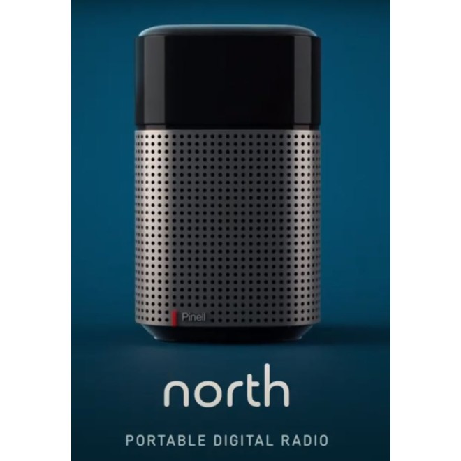 Pinell North - Portabler Radio & Streamer - blau - Pinell of Norway