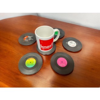 Schallplatten Untersetzer Set