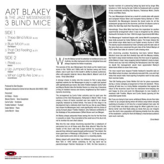 BLAKEY ART & THE JAZZ MESSENGERS - 3 Blind Mice (180g)