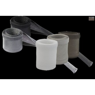 Nylon Kabelummantelung Klett - Black Connect