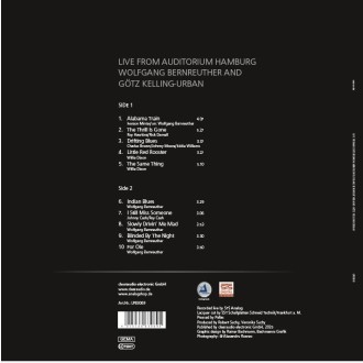 WOLFGANG BERNREUTHER E GÖTZ KELLING-URBAN - LIVE FROM AUDITORIUM HAMBURG (180g)