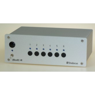 U BOX 6C-IR - NF Umschalter mit Fernbedienung - Dodocus