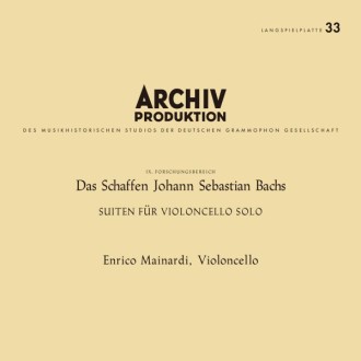 MAINARDI ENRICO - Das Schaffen J.S. Bachs: Suiten Für Violoncello Solo (4LP/180g)