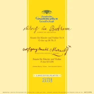 MARTZY JOHANNA - Beethoven, Mozart: Sonatas For Violin And Piano (180g)