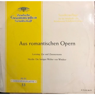 LORTZING ALBERT / ANTONI NIVOLAU - Aus Romantischen Opern