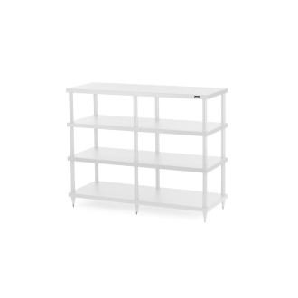 S4 Serie - S4-4 - Hifi / Schallplatten Rack - weiss - Solidsteel